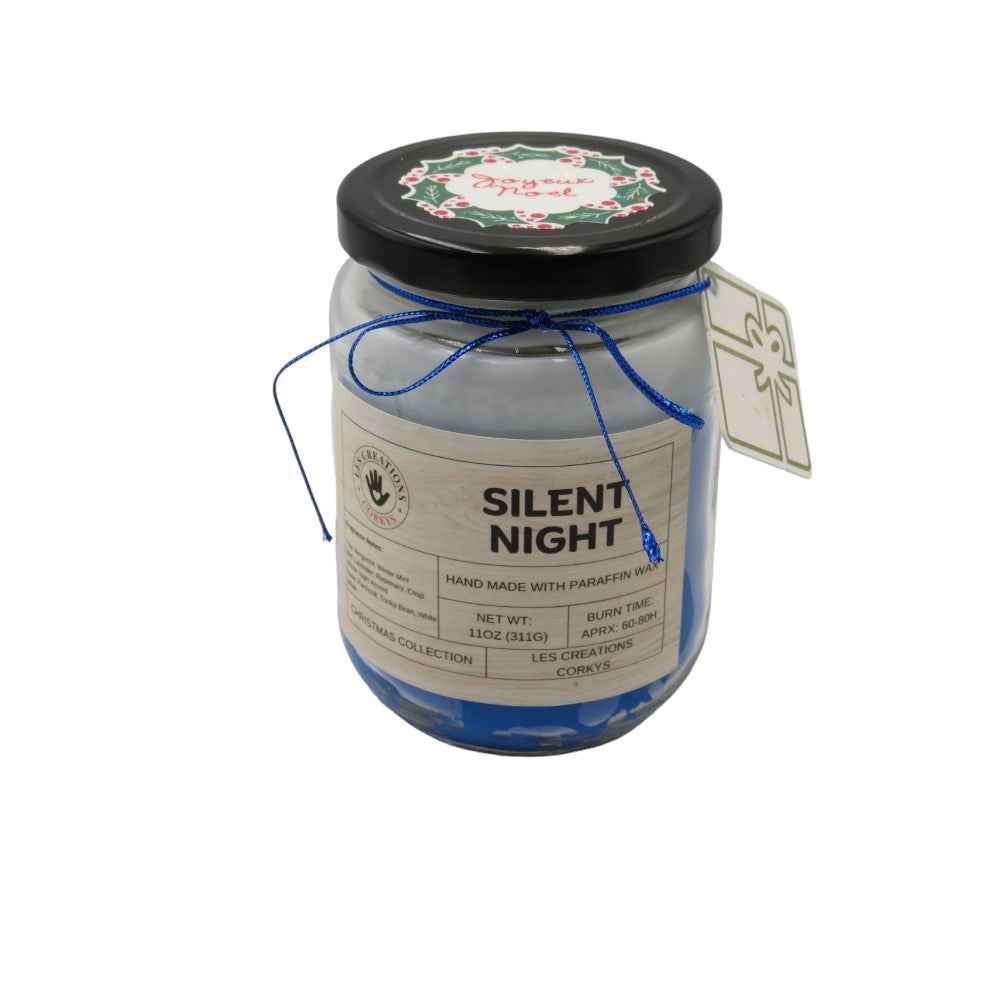 Silent Night 12oz Jar Candle - 1 Wick