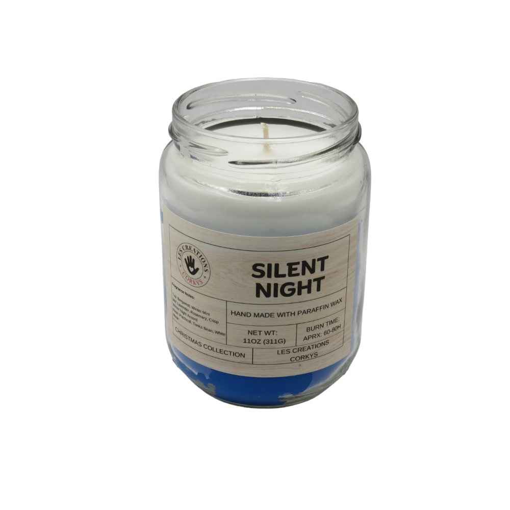 Silent Night 12oz Jar Candle - 1 Wick