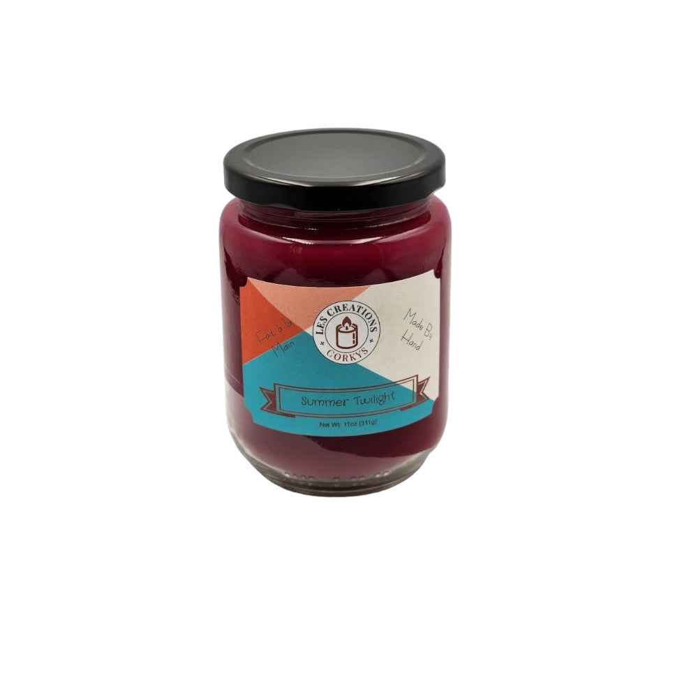 Summer Twilight 12oz Jar Candle - Single Wick 12oz Jar Candle