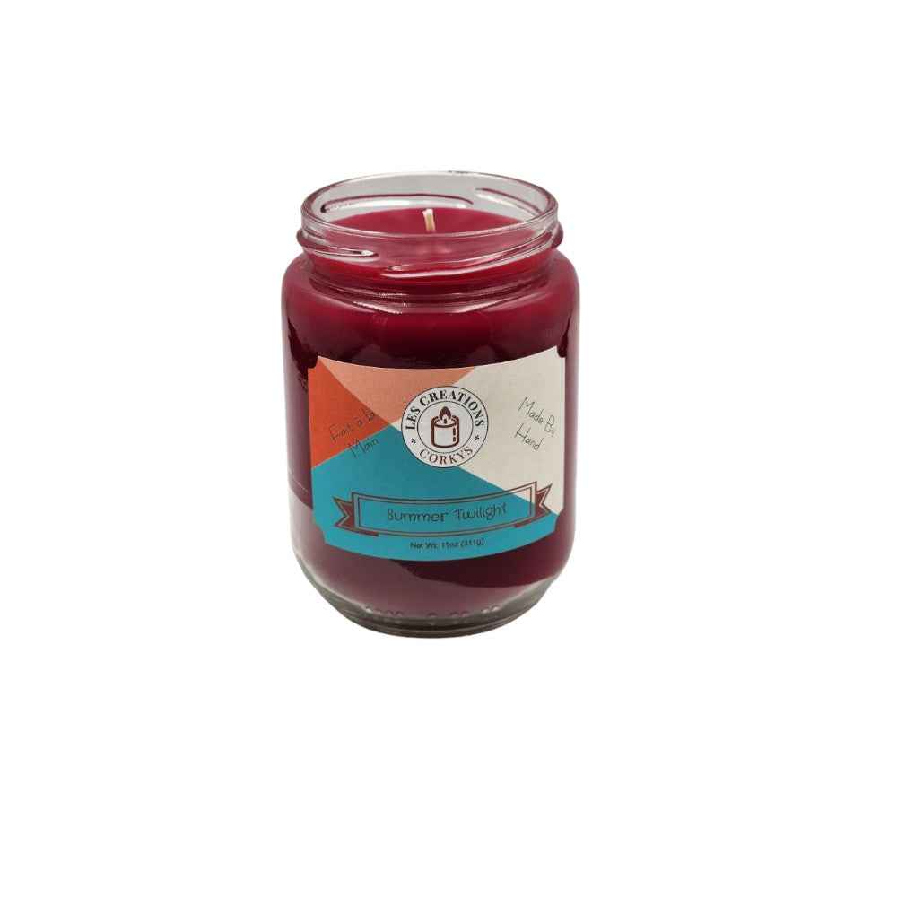 Summer Twilight 12oz Jar Candle - Single Wick 12oz Jar Candle