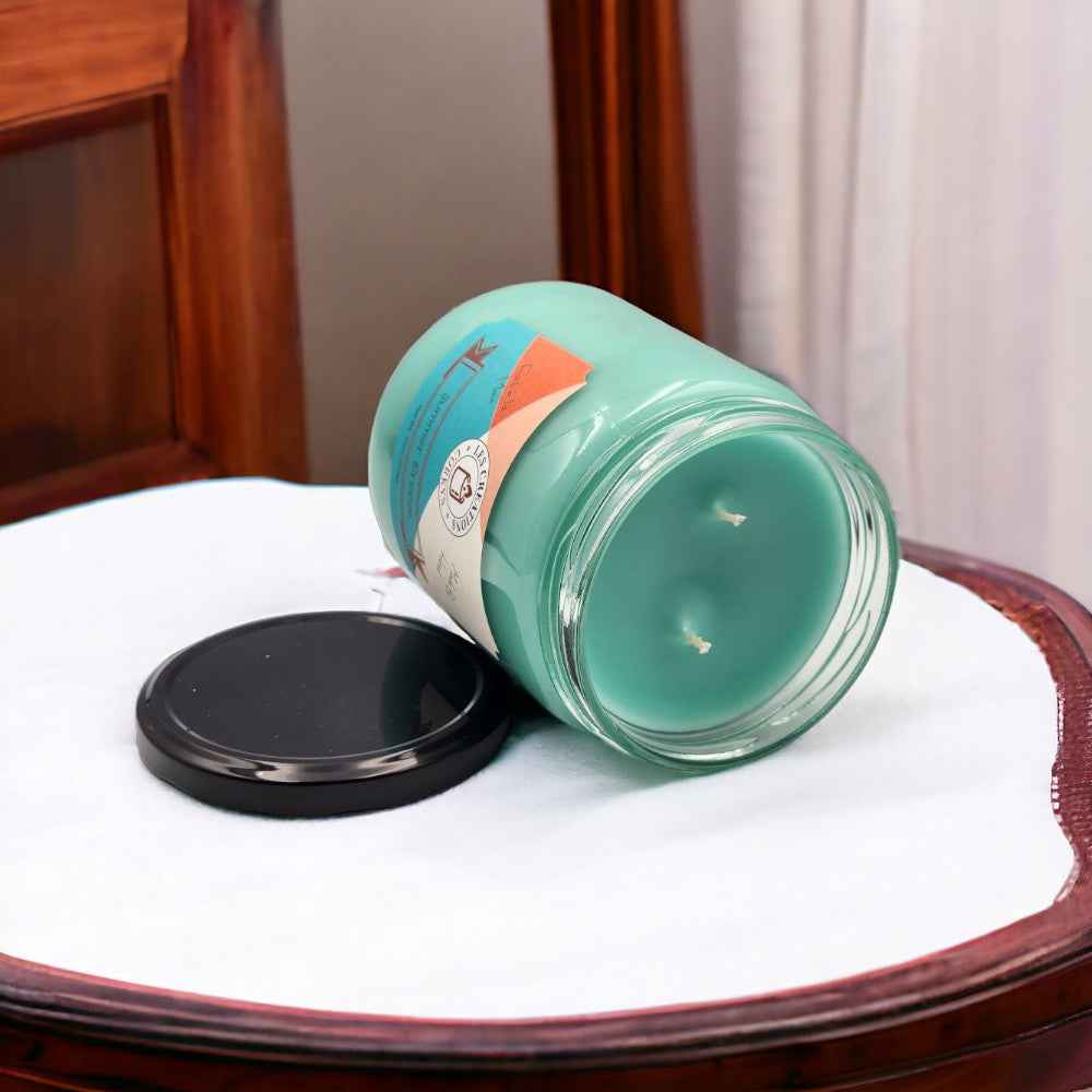 Summer Breeze 16oz Jar Candle - 2 Wick for a Refreshing Aromatic Experience