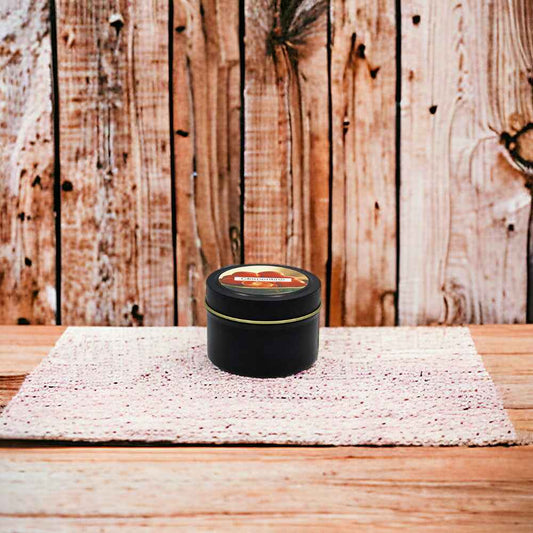 Clementine  - 4oz Tin - 1 Wic - Black