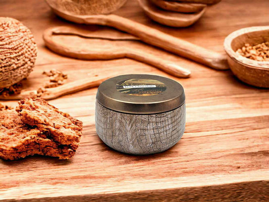 Dark Chocolate - 8oz - 2 Wick - Black/Wood