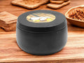 Lemon Coconut Vanilla - 8oz Tin - 2 Wick - Black/Wood