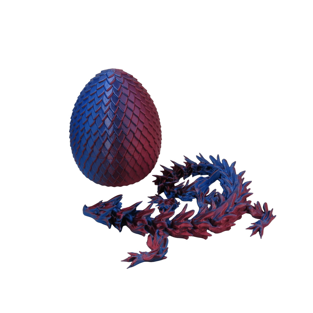 3D Printed Dragon and Egg Set