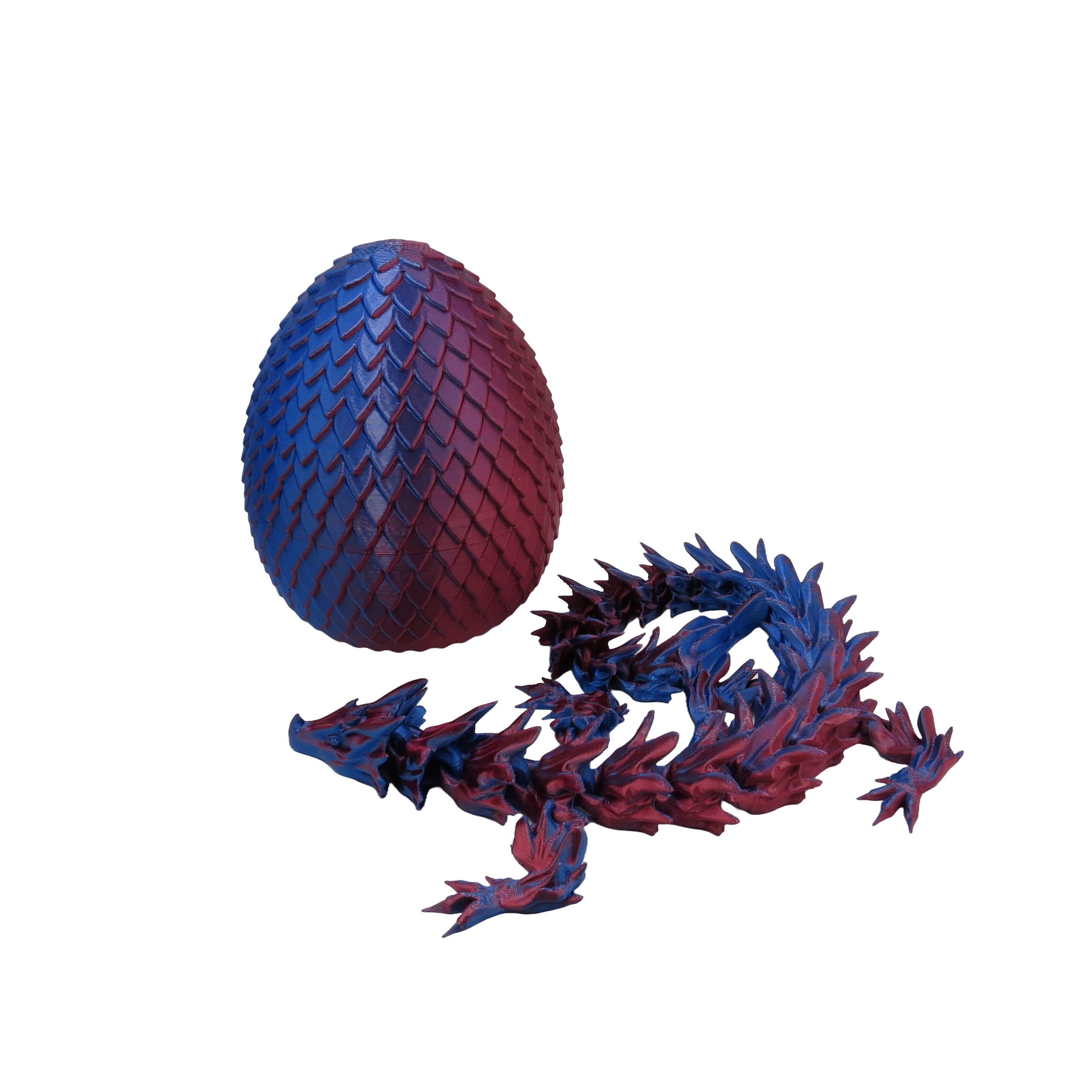 3D Printed Dragon and Egg Set