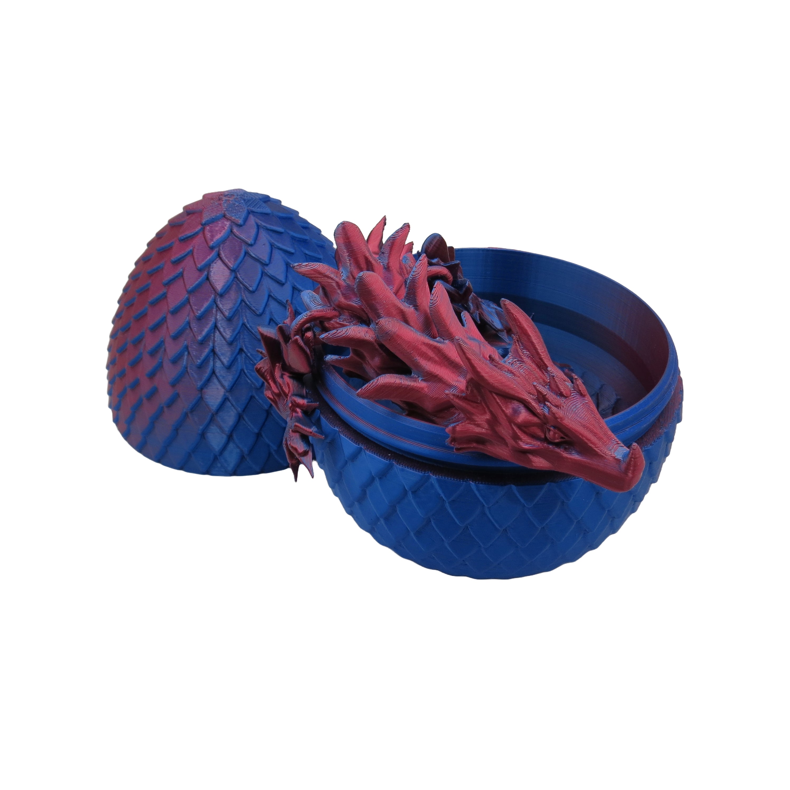 3D Printed Dragon and Egg Set