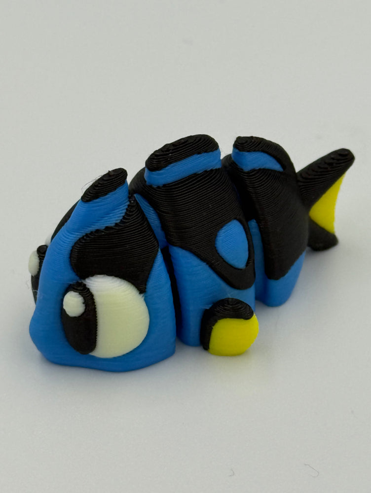 3D Printed Mini Aquarium with 3 Fish