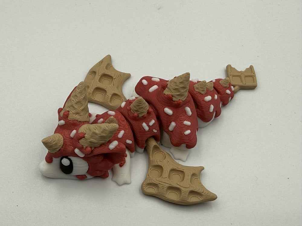 Sugar Rush Baby Dragon with Egg | Vibrant Articulated Collectible | Sweet Dragon Egg Fantasy Fidget