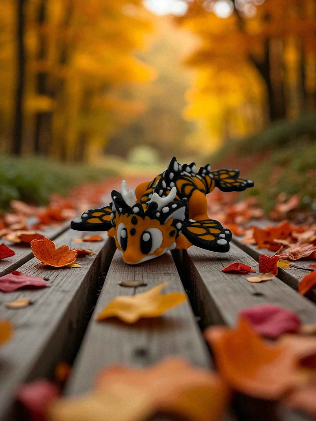 🦋 Butterfly Dragon &amp; Egg – Magical Articulated Fantasy Creature 🦋