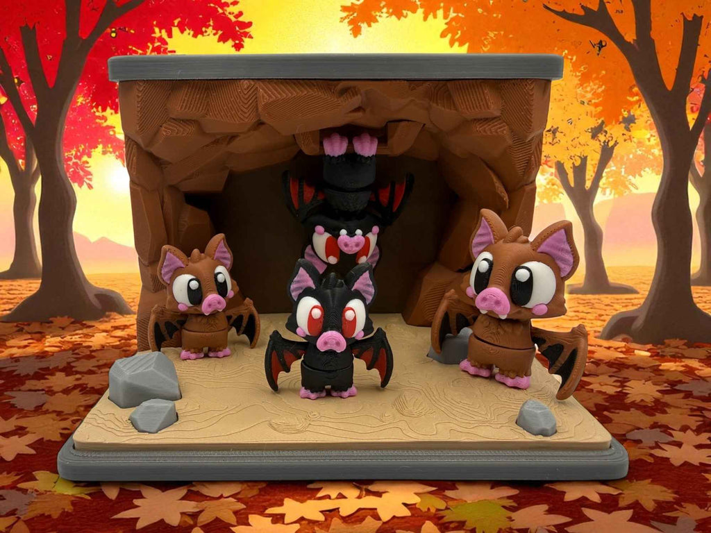 Flexi Bat Cave Playset – Spooky Fun with Flexi Bats! 🦇🕸️