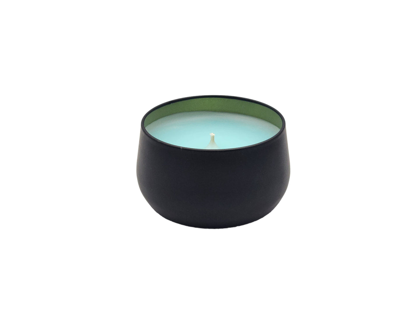 Beach Day 8oz Tin Candle - 1 Wick - Black-Les Creations Corkys
