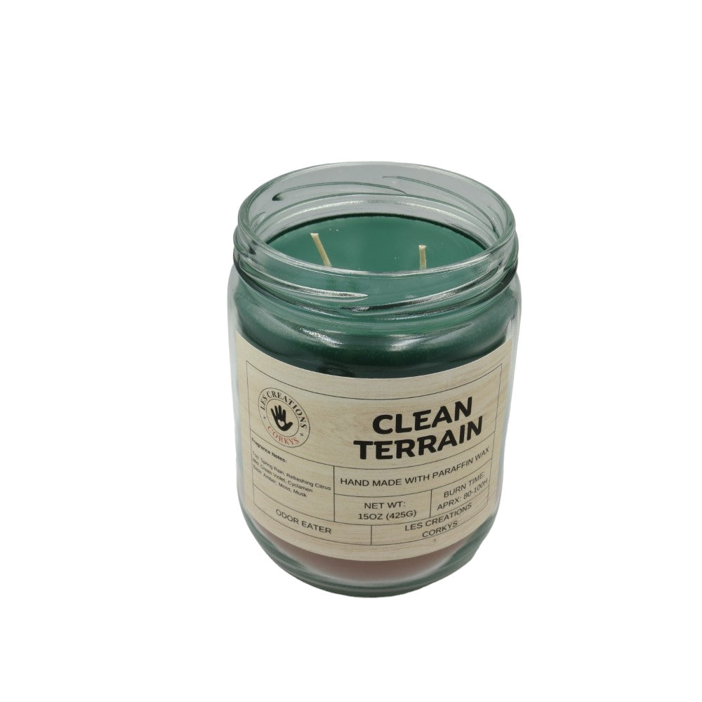 Clean Terrain - 16oz Jar - 2 Wick
