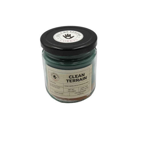 Clean Terrain 8oz Jar Candle - 1 Wick-Les Creations Corkys