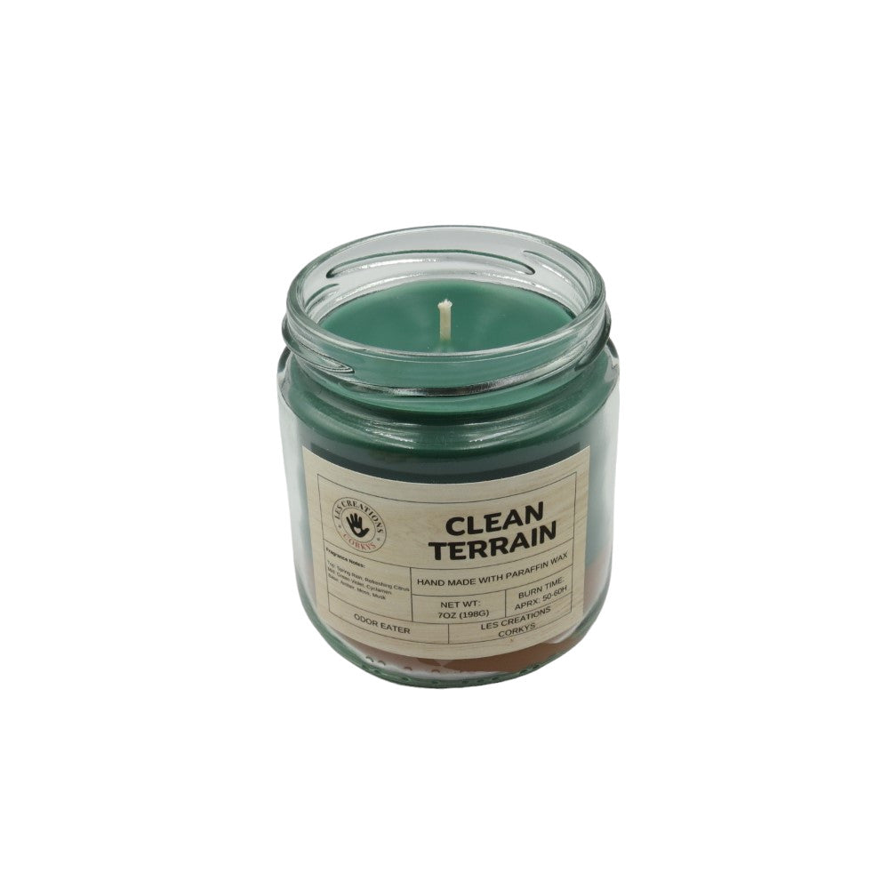 Clean Terrain - 8oz Jar - 1 Wick