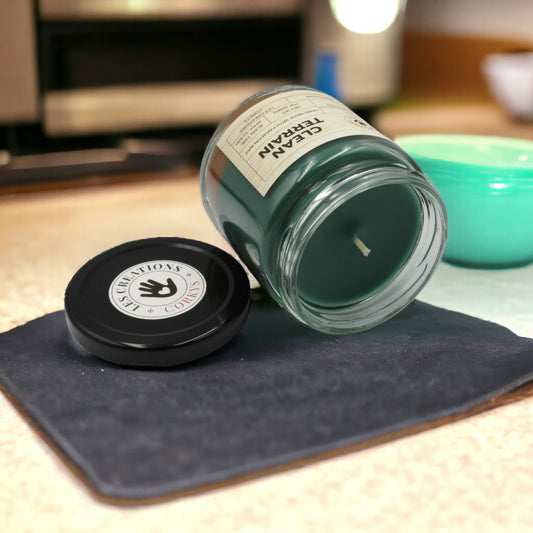 Clean Terrain - 8oz Jar - 1 Wick