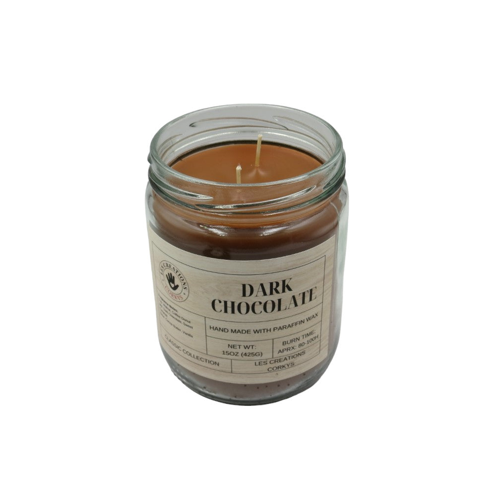Dark Chocolate - 16oz Jar - 2 Wick