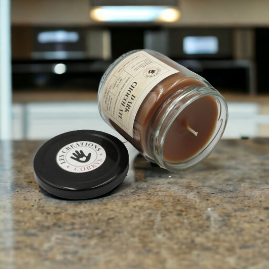 Dark Chocolate - 8oz Jar - 1 Wick