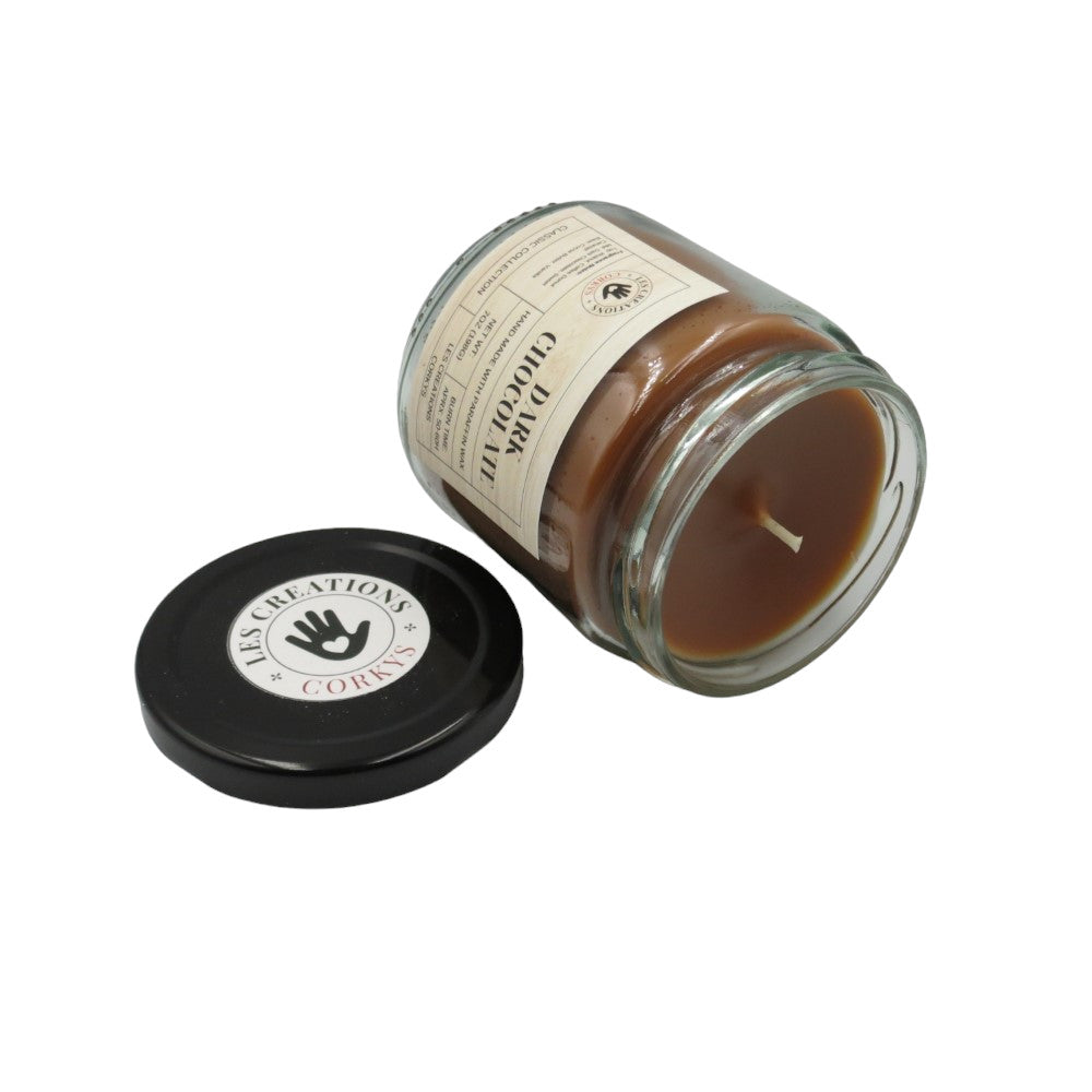 Dark Chocolate - 8oz Jar - 1 Wick