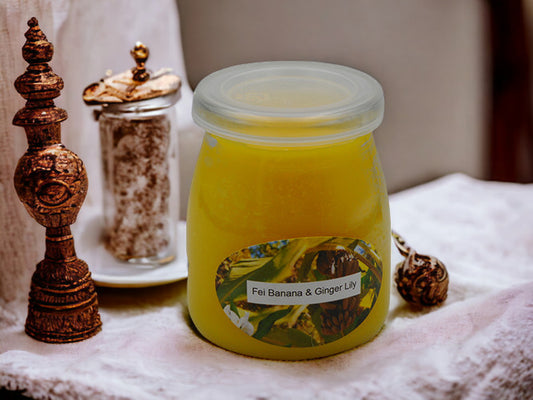Fei Banana & Ginger Lily - 7oz Jar - 1 Wick