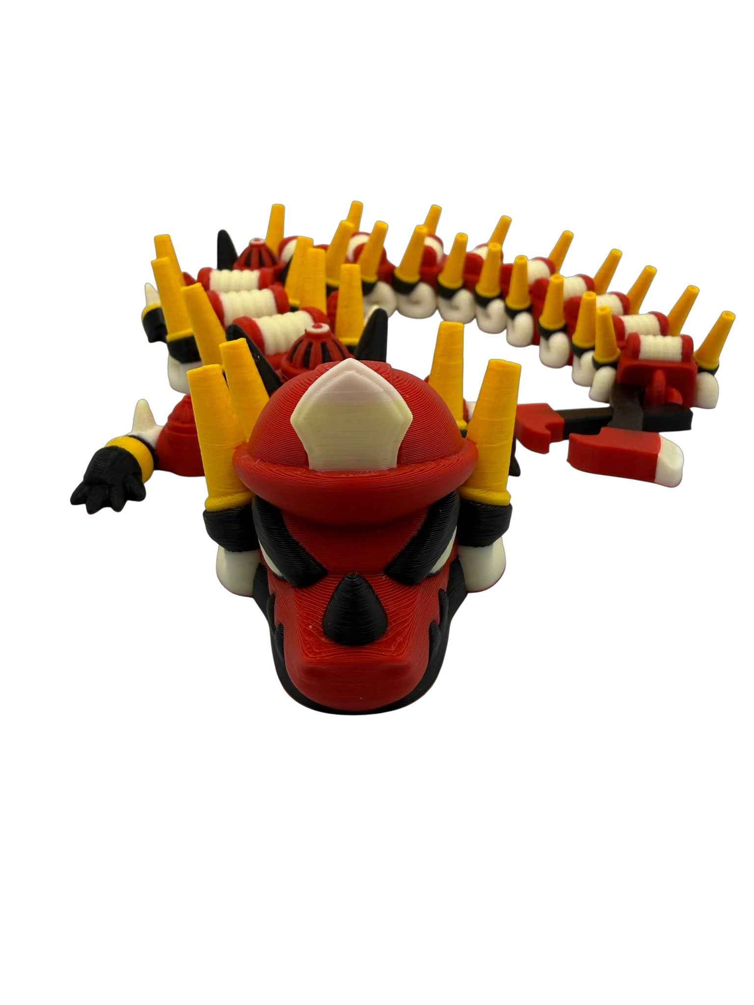 Firefighter Dragon – Articulated 3D Printed Collectible (Adult & Baby Sizes)