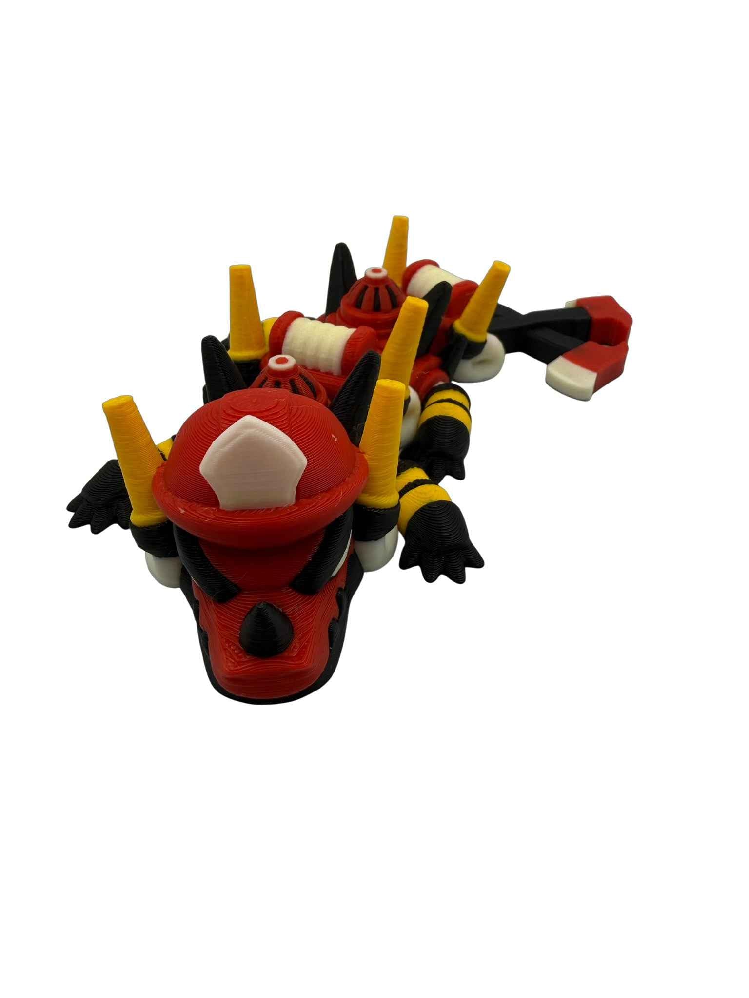 Firefighter Dragon – Articulated 3D Printed Collectible (Adult & Baby Sizes)