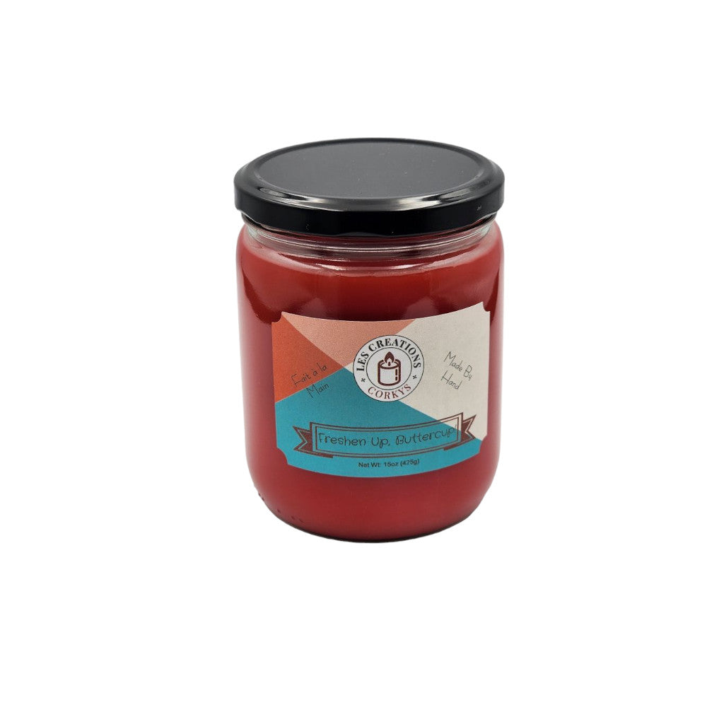 Freshen Up, Buttercup! - 16oz Jar - 2 Wick