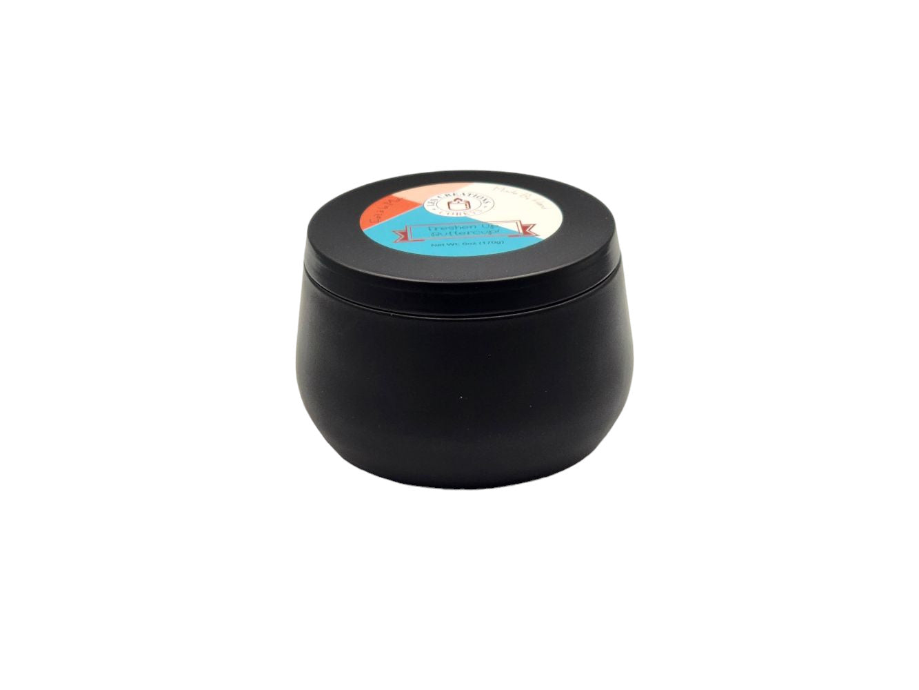 Freshen Up, Buttercup! - 8oz Tin - 1 Wic - Black