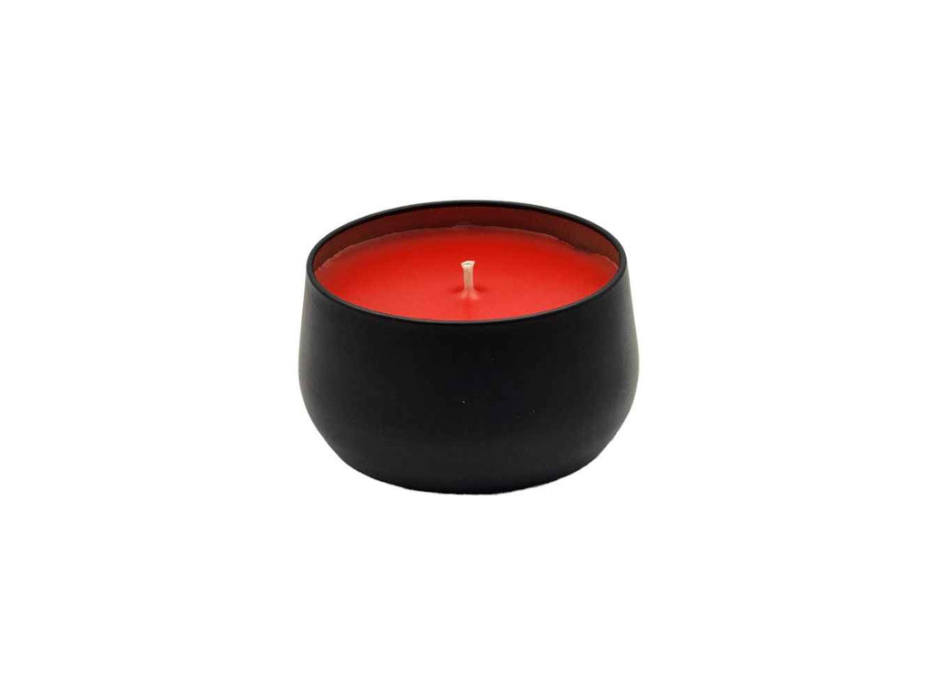Freshen Up, Buttercup! - 8oz Tin Candle - 1 Wick - Black-Les Creations Corkys
