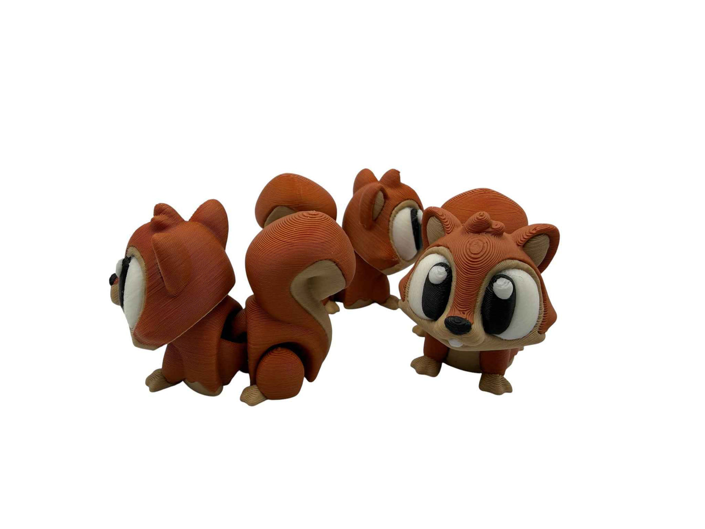 🐿️🍁 Flexi Squirrel Acorn House Playset – 3D Printed Woodland Scene 🍁🐿️