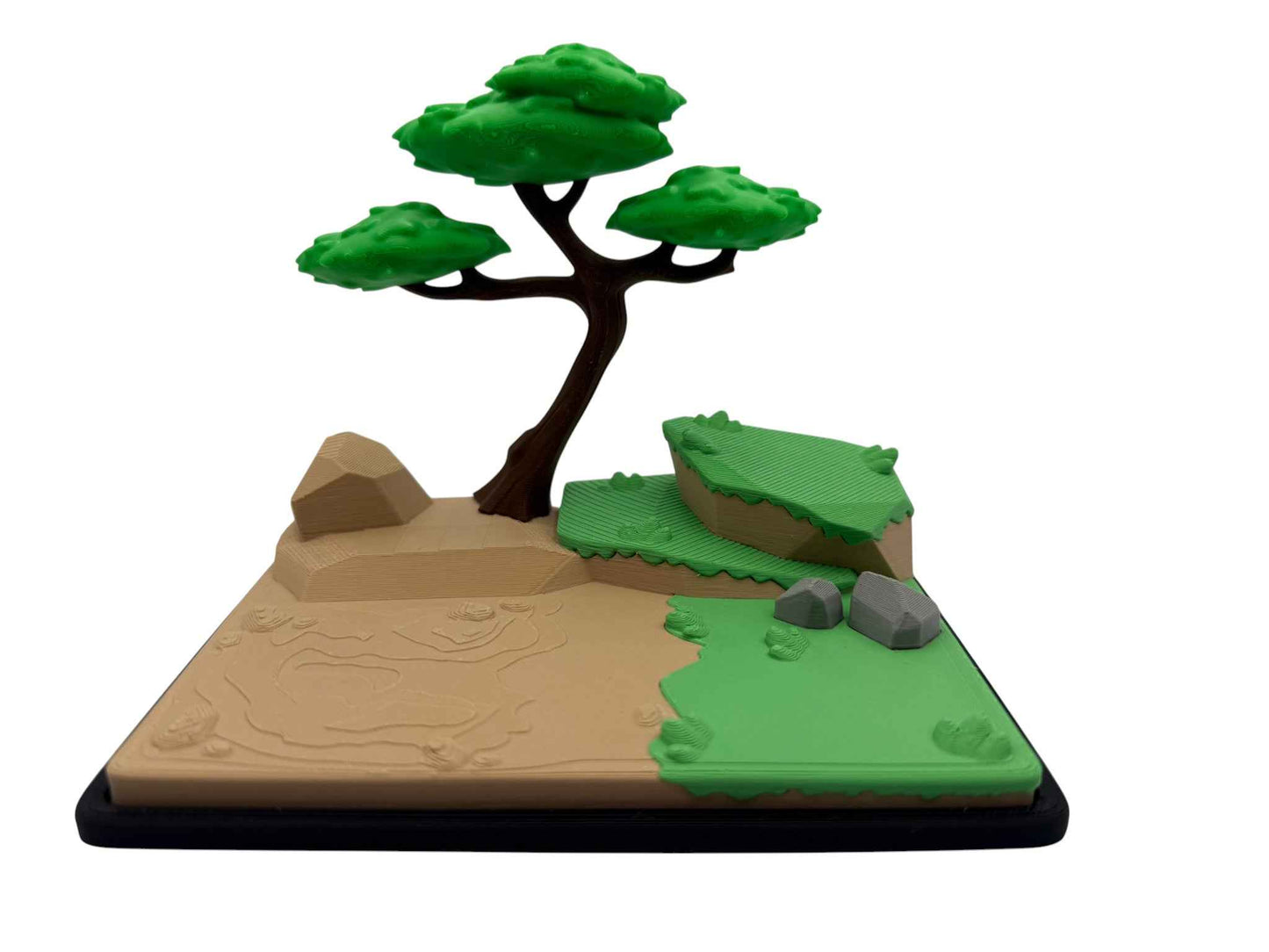 Flexi Lions Safari Scene | Articulated Lion Figurines | 3D Printed Animal Display | Cute Desk Decor | Handmade Miniature