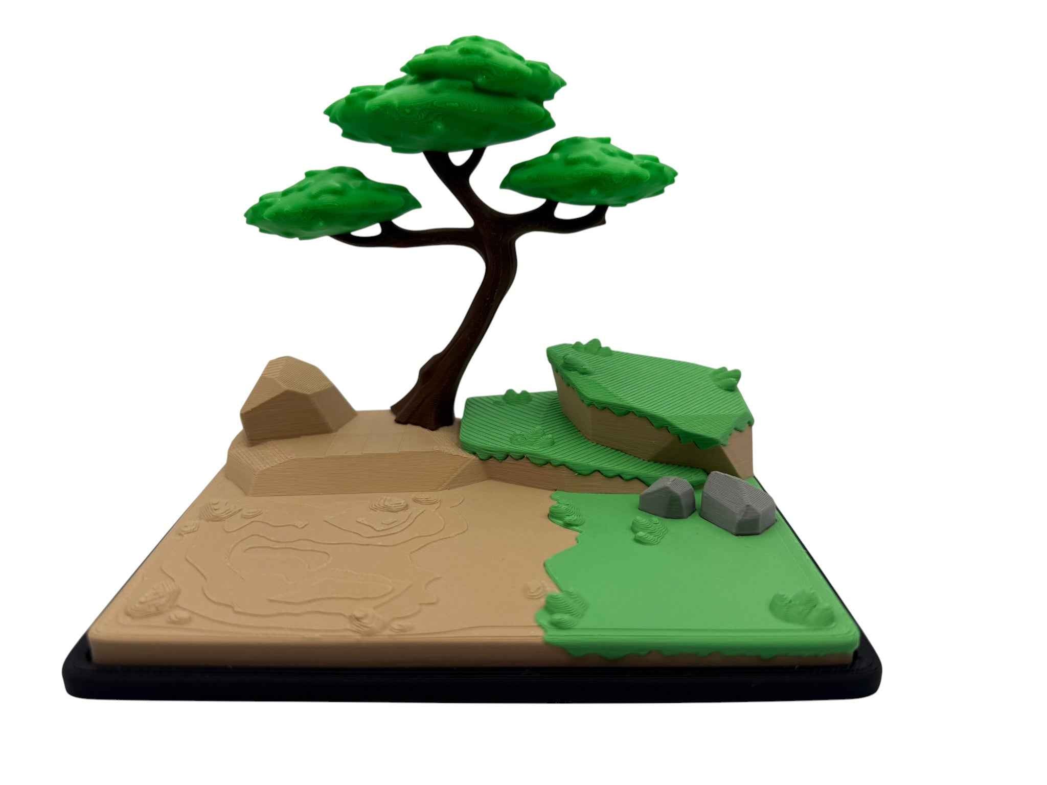 Flexi Lions Safari Scene | Articulated Lion Figurines | 3D Printed Animal Display | Cute Desk Decor | Handmade Miniature