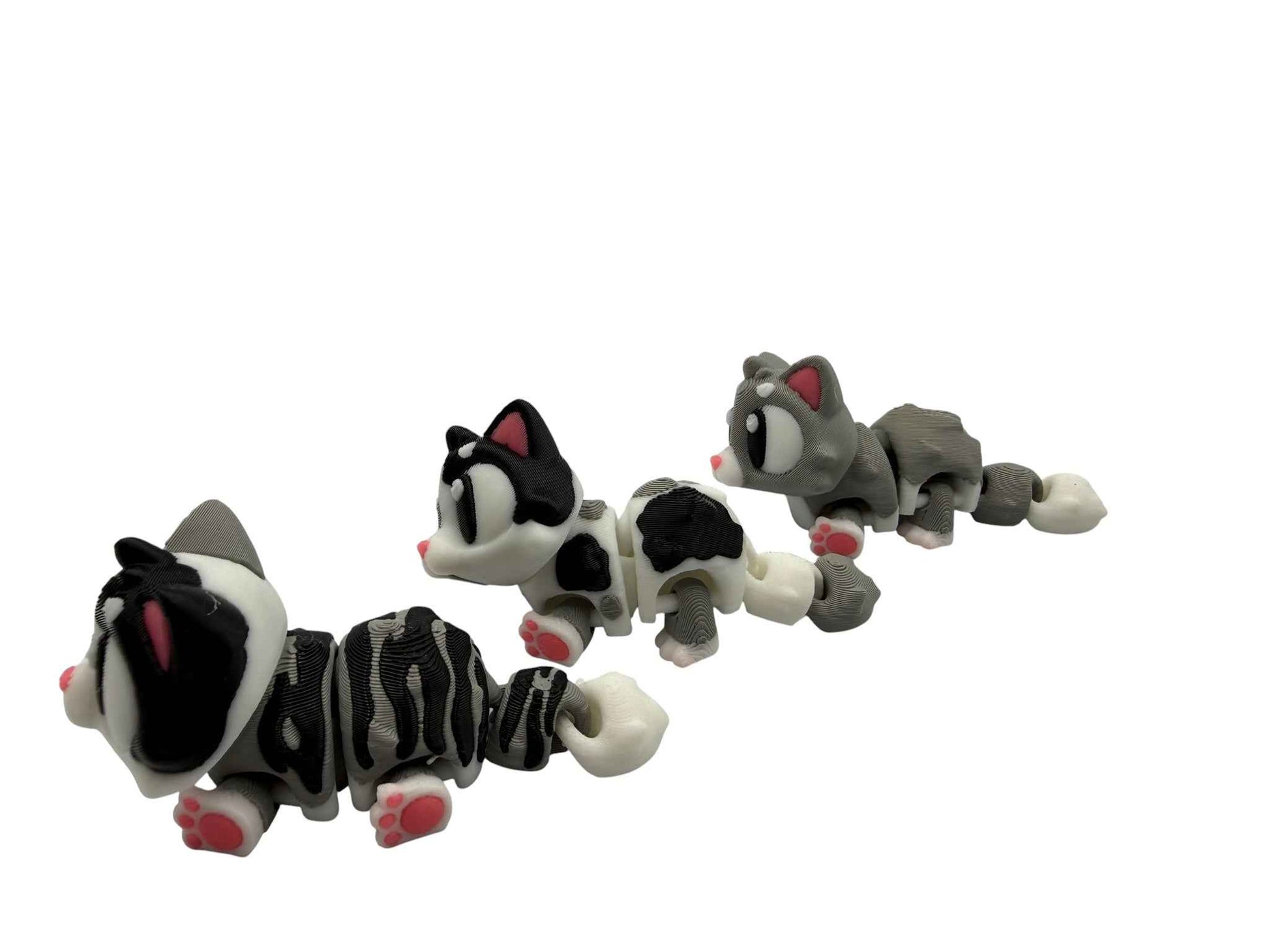 3D Printed Cat Playset Scene | Mini Cat Furniture & Accessories | Cute Desk Decor | Handmade Cat Display