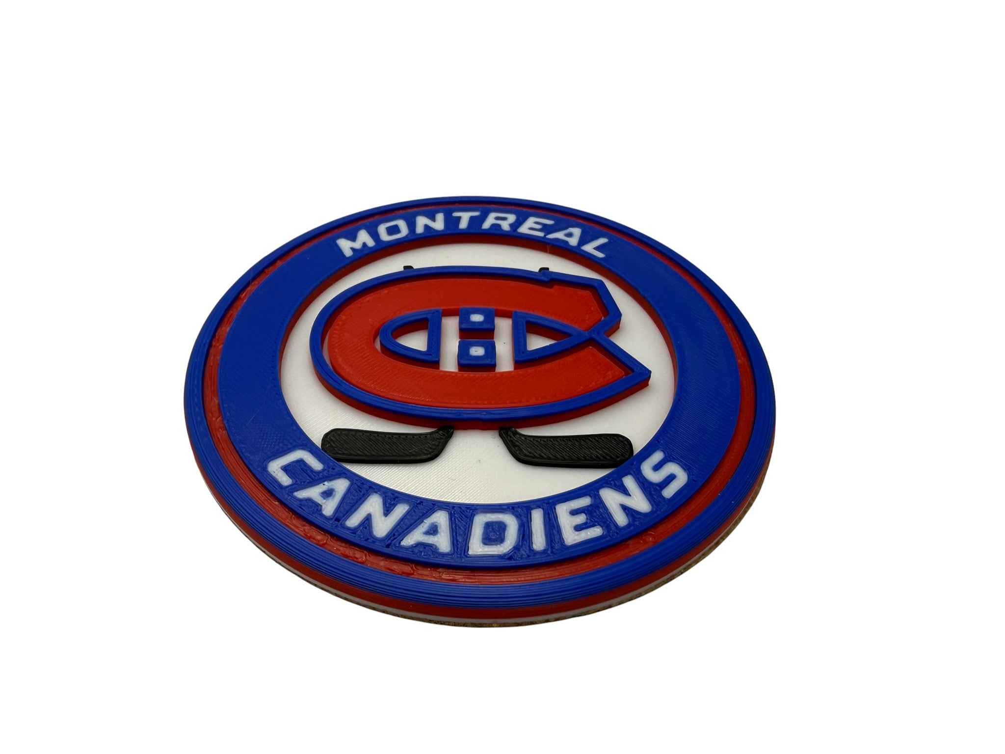 🏒 Montreal Hockey Inspired 3D Printed Coaster Set – Set of 8 with Holder 🏒