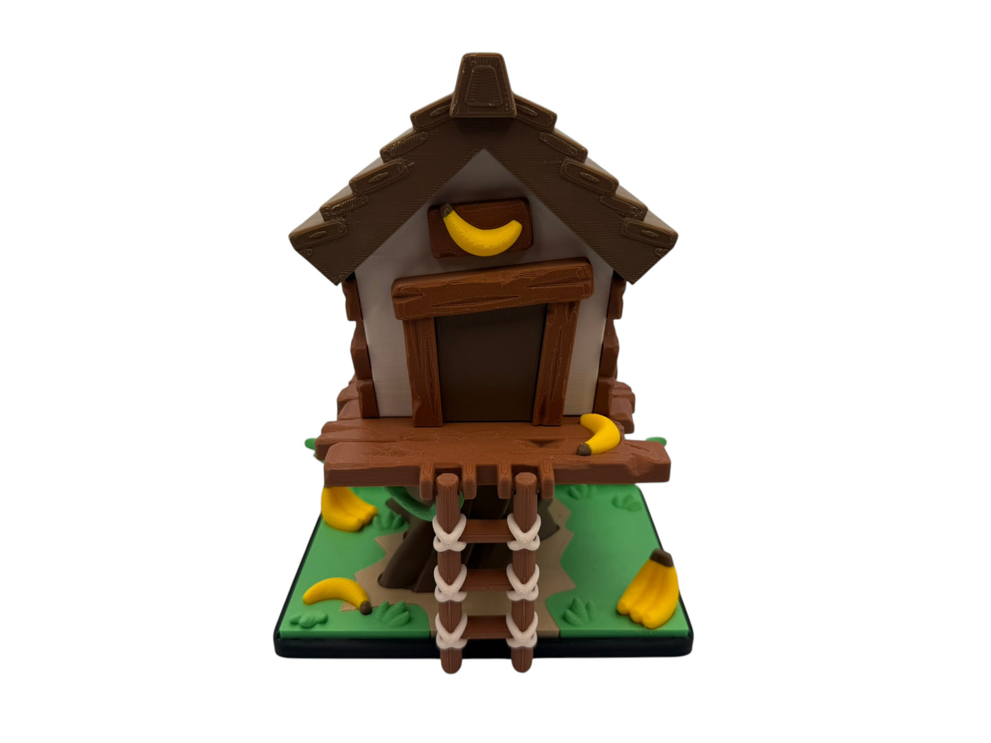 🐒 Treehouse Monkey Playset – 3D Printed Toy Set