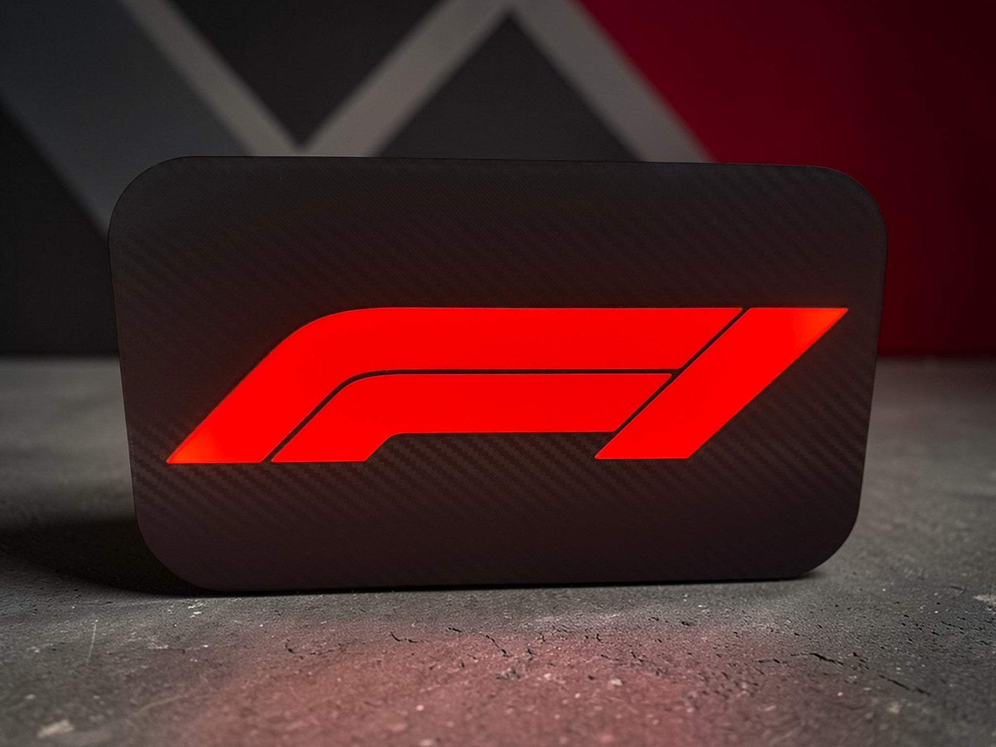 🔴🏁 F1 Inspired LED Light Box – 3D Printed Motorsport Decor