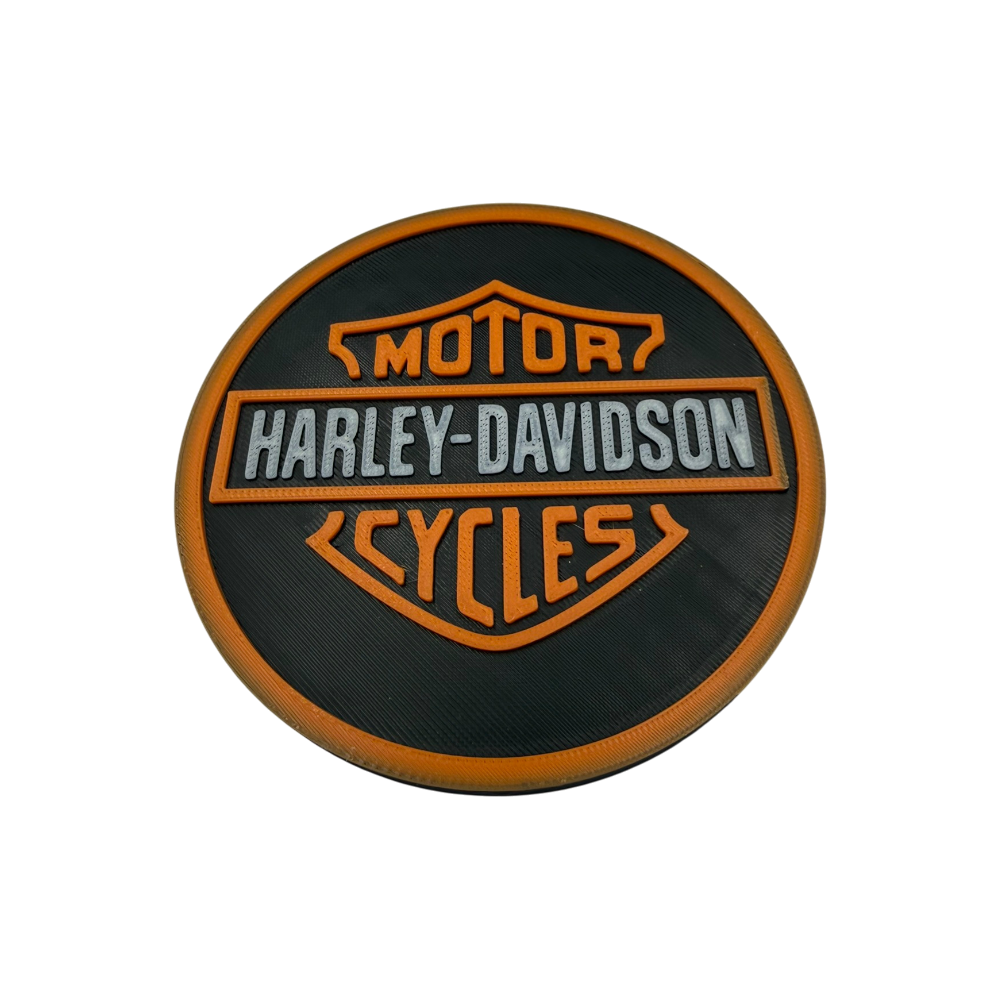 🏍️🔥 Motorcycle Inspired 3D Printed Coaster Set with Holder