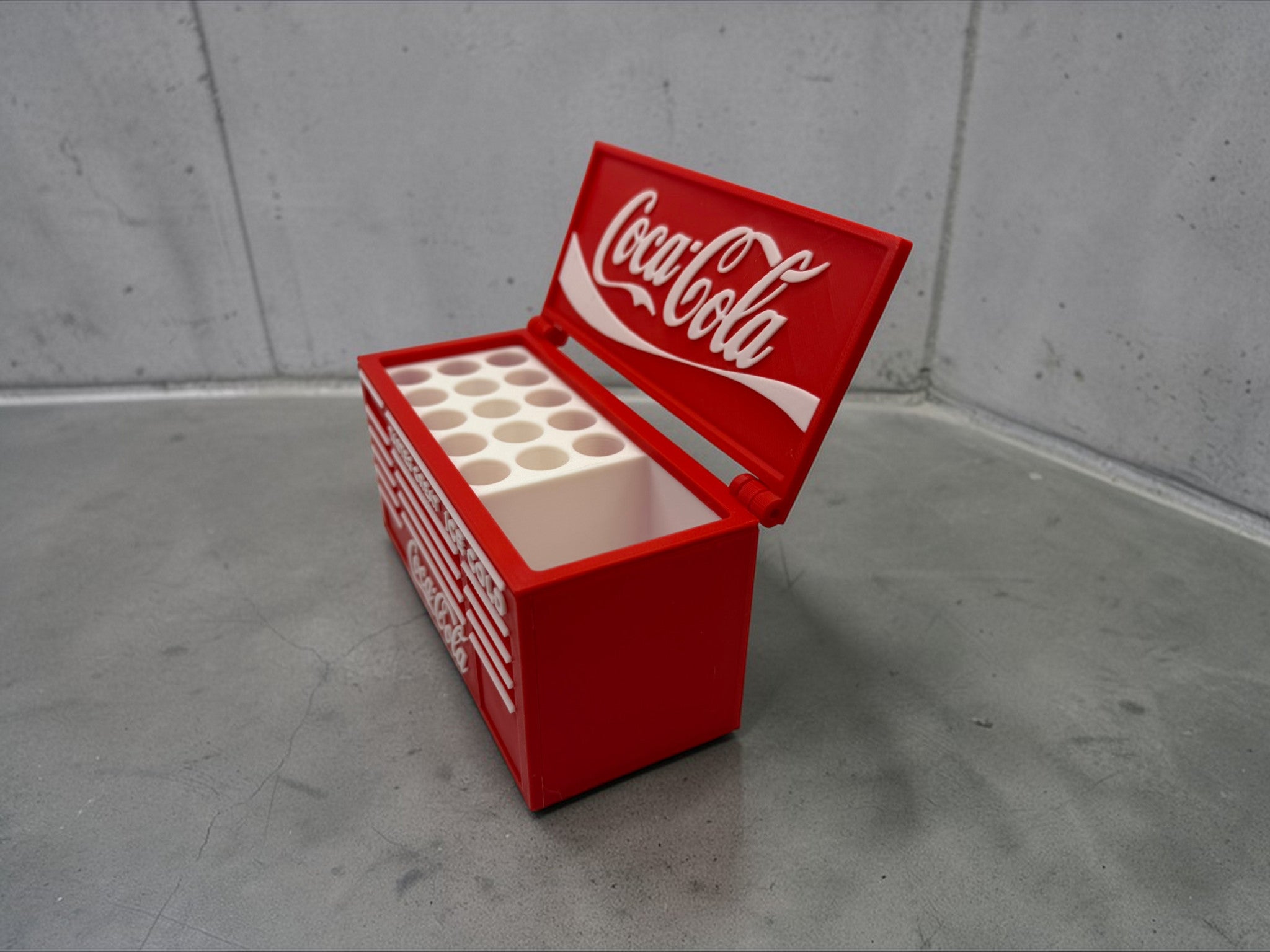 🥤🔥 Coca-Cola Inspired 3D Printed Desk Organizer & Pen Holder