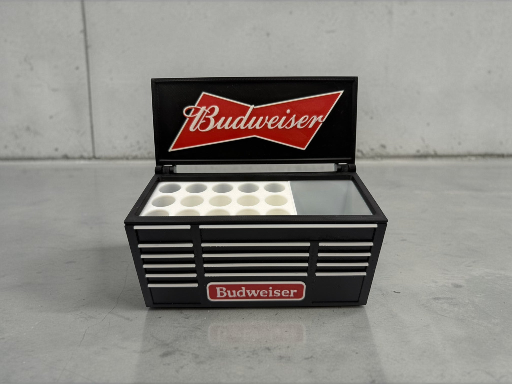 🥤🔥 Budweiser Inspired 3D Printed Desk Organizer & Pen Holder