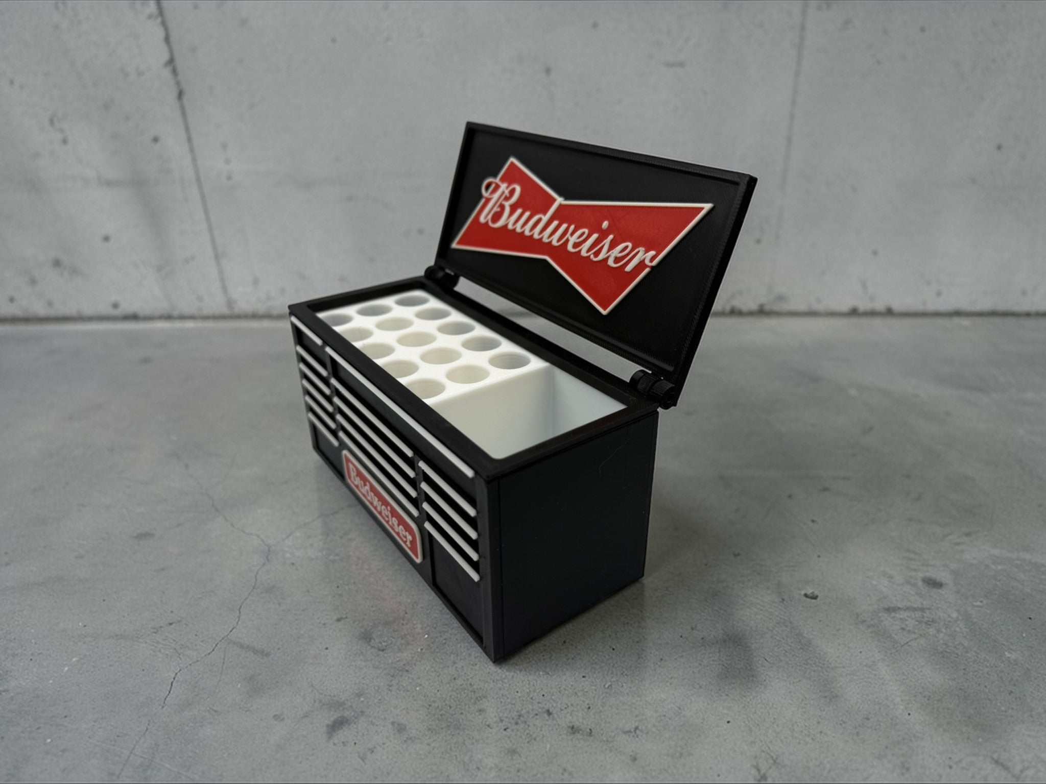 🥤🔥 Budweiser Inspired 3D Printed Desk Organizer & Pen Holder