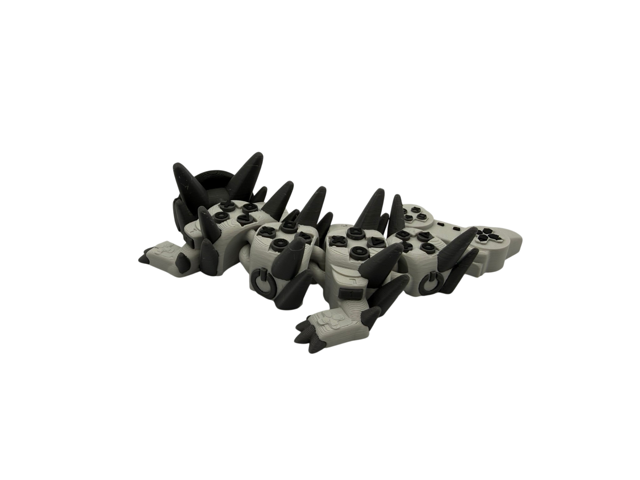 🐉🎮 Baby Gamer Boy Dragon – 3D Printed Articulated Dragon (15cm) 🎮🐉