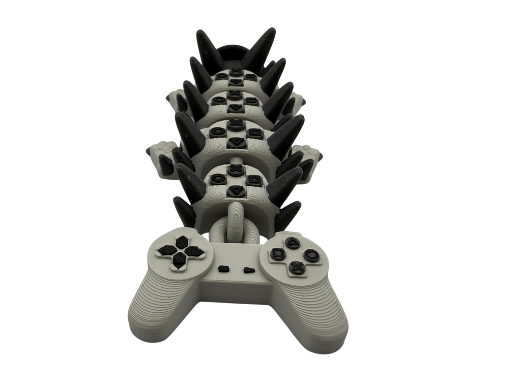 🐉🎮 Baby Gamer Boy Dragon – 3D Printed Articulated Dragon (15cm) 🎮🐉