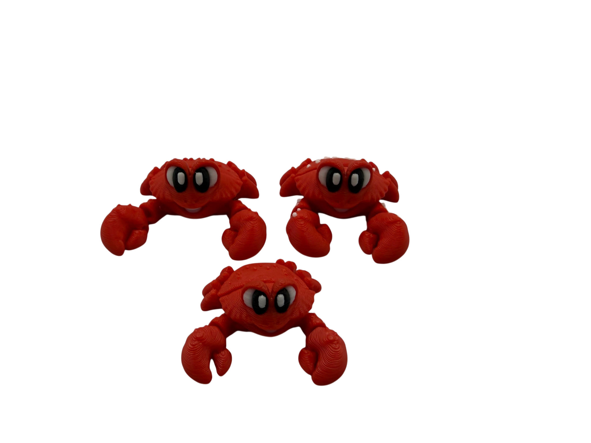 Crabs in a Sand Castle Playset with Fidget Clicker – 3D Printed Desk Toy & Beach Decor