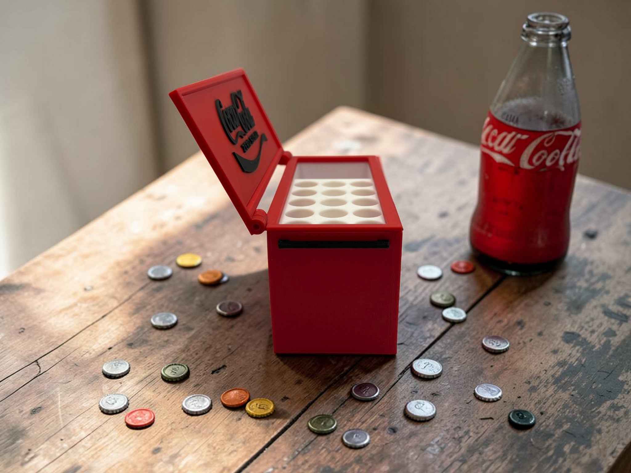 Coca-Cola Inspired Desk Organizer: Organize with Retro Charm – Les