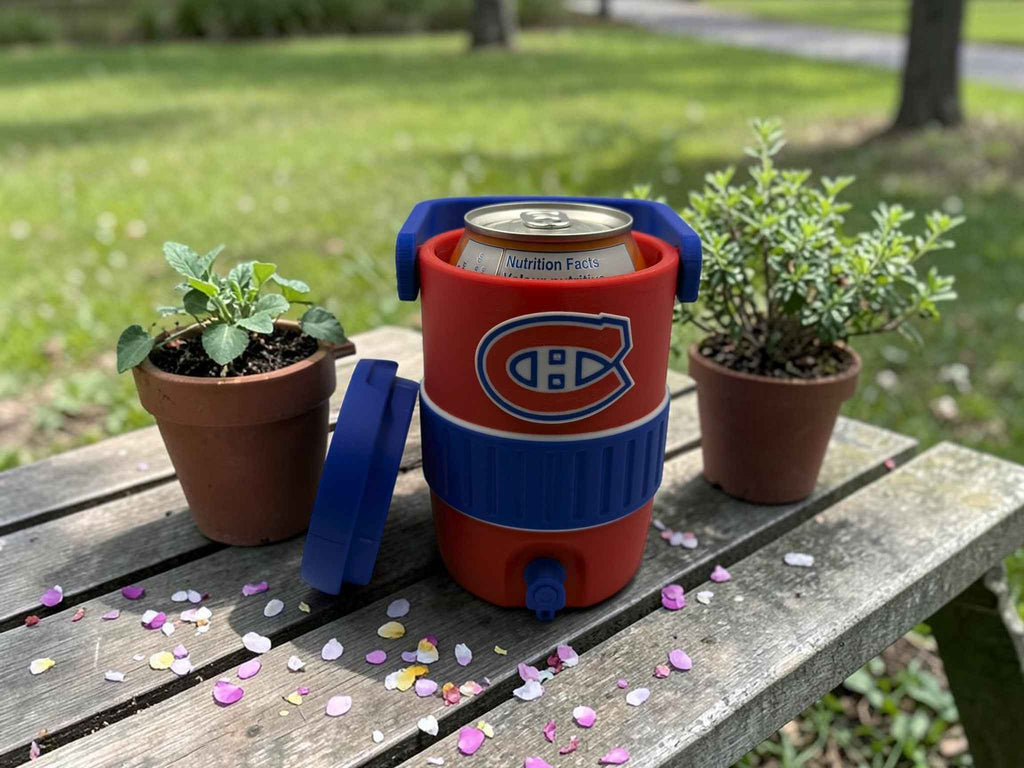 🥤🏒 Montreal Hockey Inspired 3D Printed Can Koozie – Fits Standard 355ml Cans 🏒🥤