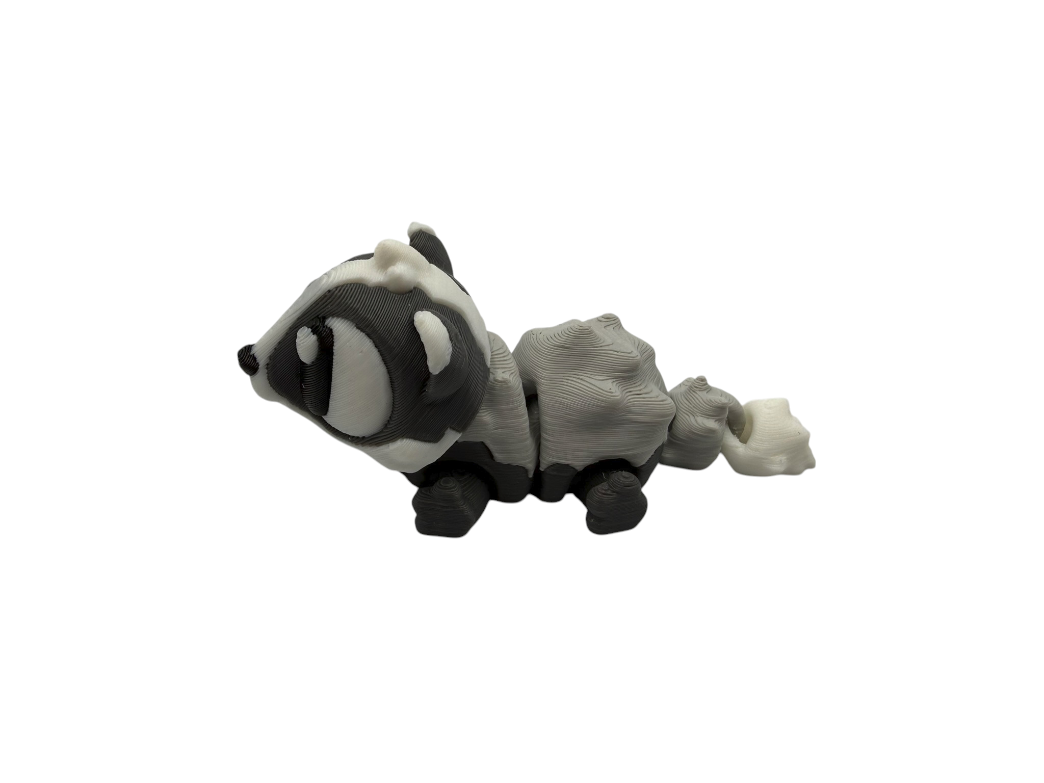 🦡 Flexi Badger Playset – 3D Printed Badger Play Scene with 2 Articulated Badgers