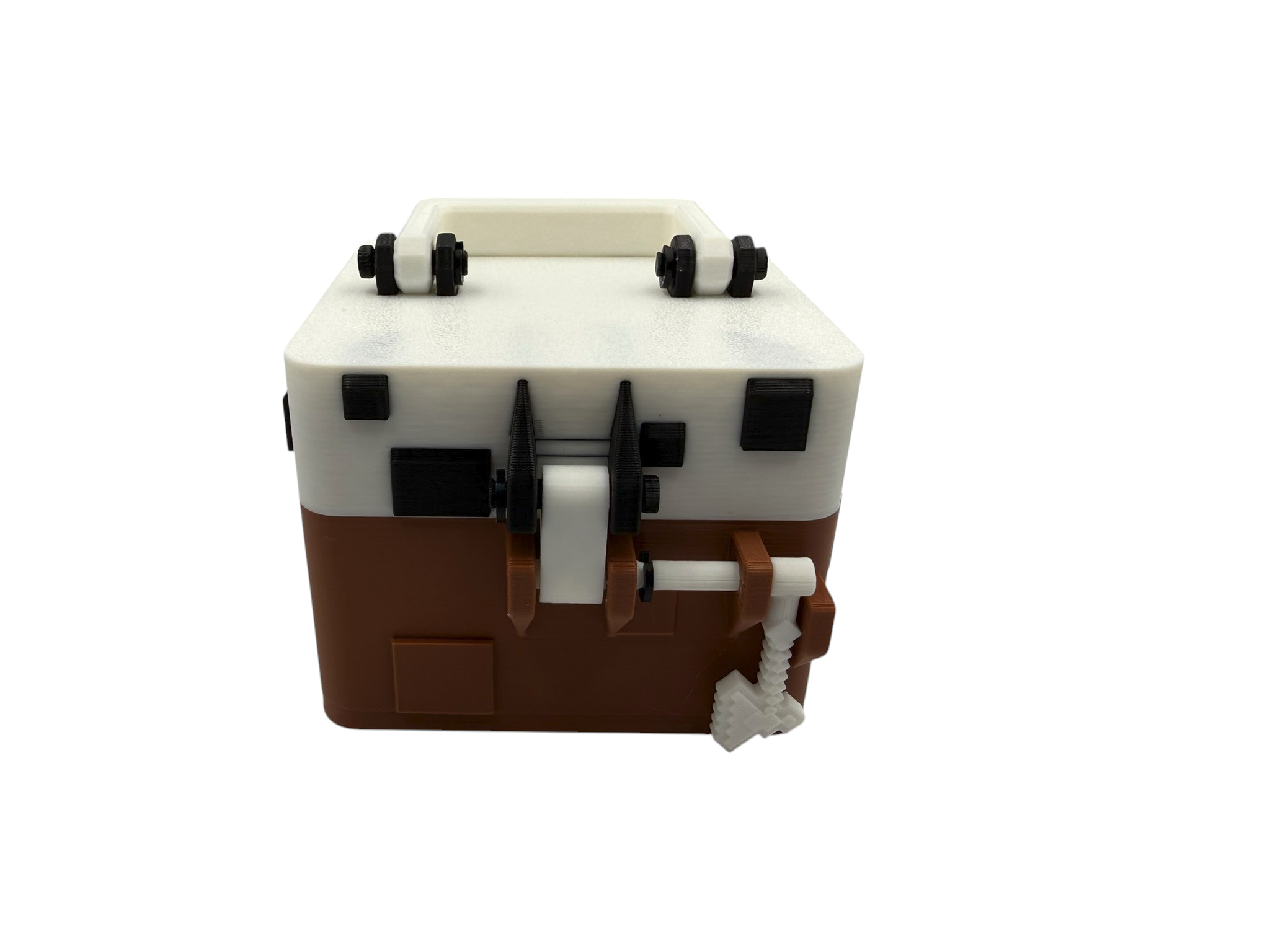 ini CubeCow Dragon with Matching Storage Box – Articulated 3D Printed Dragon | 15cm Gamer-Inspired Collectible
