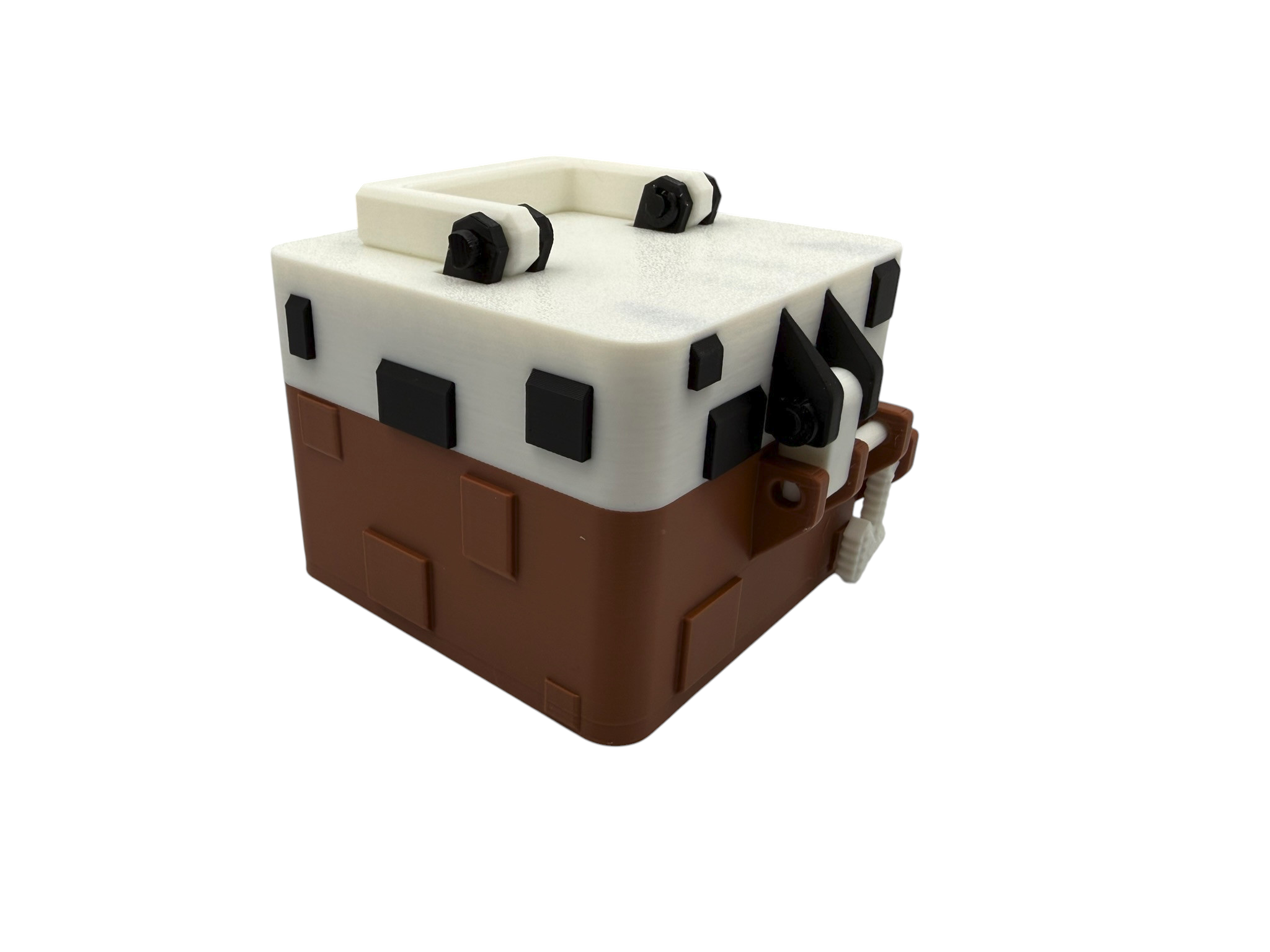 ini CubeCow Dragon with Matching Storage Box – Articulated 3D Printed Dragon | 15cm Gamer-Inspired Collectible
