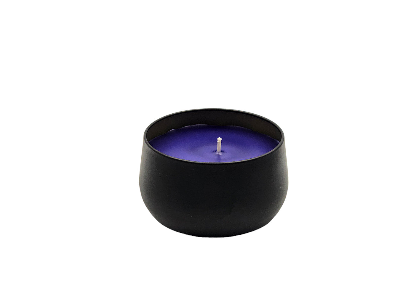 Lavender - 8oz Tin - 1 Wic - Black
