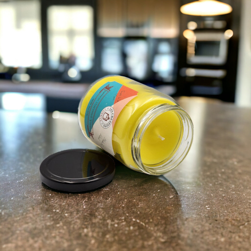 Lemon Coconut Vanilla - 12oz Jar - 1 Wick